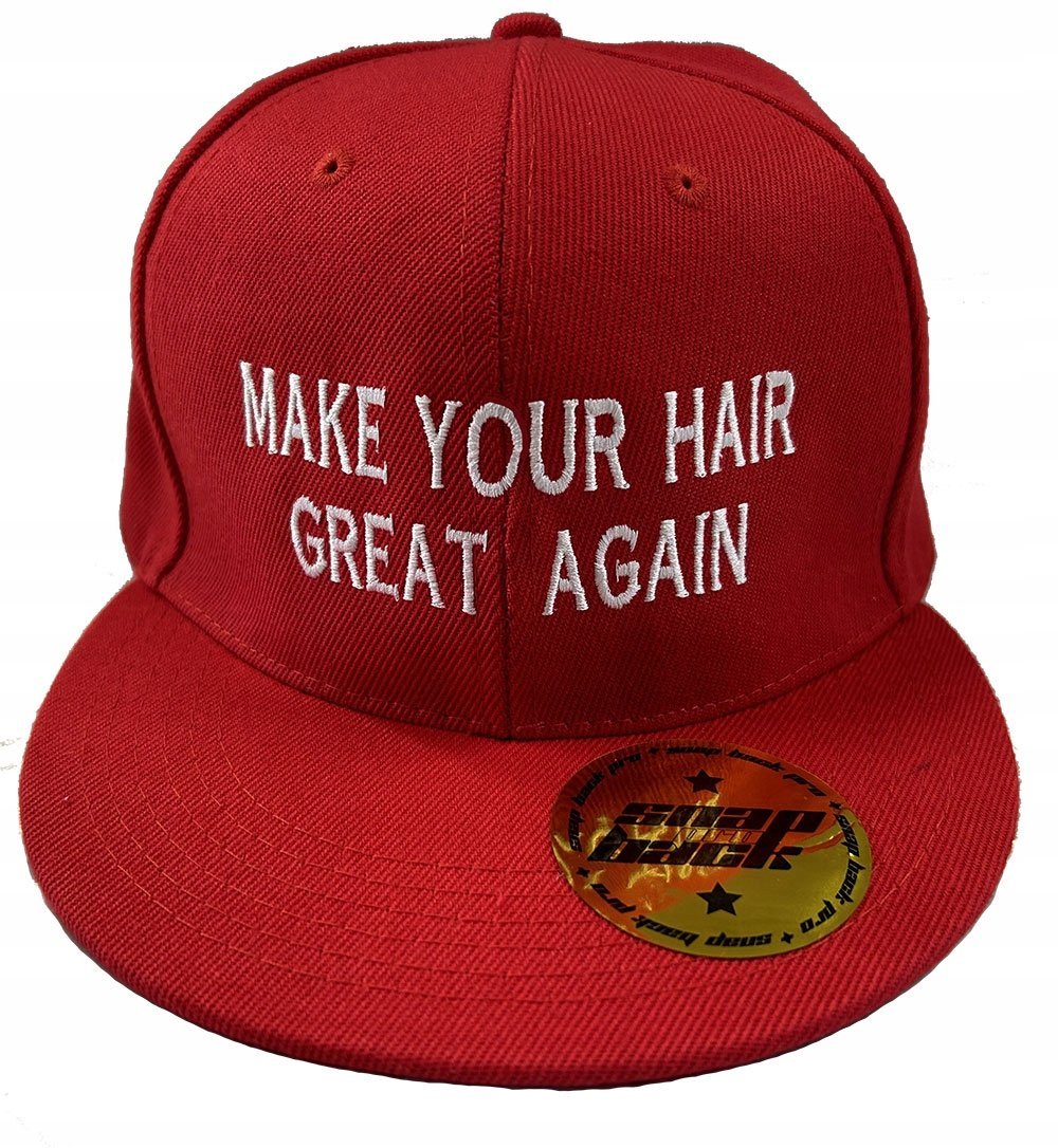 CZAPKA PROSTY DASZEK HAFT MAKE YOUR HAIR GREAT AGAIN
