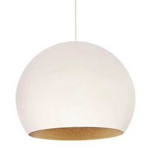 Wisząca lampa Margo 41120 kopuła do kuchni zwis beżowa złota - Lampy sufitowe Wisząca lampa Margo 41120 kopuła do kuchni zwis beżowa złota - Lampy sufitowe - miniaturka - grafika 1