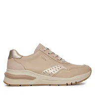 Sneakersy damskie - Sneakersy Rieker M6607-60 Beżowy - miniaturka - grafika 1