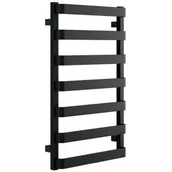 Grzejniki łazienkowe - Excellent Meteor grzejnik łazienkowy 85x50 cm czarny mat GREX.ME85.BL - Outlet - miniaturka - grafika 1