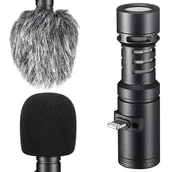 Kable USB - Mikrofon pojemnościowy Lightning do telefonu IPhone IPad - miniaturka - grafika 1