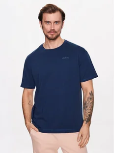 Outhorn T-Shirt TTSHM453 Granatowy Regular Fit - Koszulki męskie - miniaturka - grafika 1