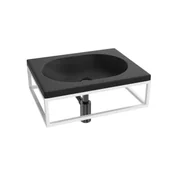 Szafki łazienkowe - Uniwersalna konsola pod umywalkę biała - miniaturka - grafika 1