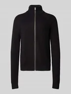 Swetry męskie - Kardigan ze stójką i zamkiem błyskawicznym model ‘PANNEL’ - miniaturka - grafika 1