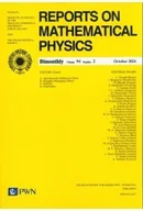 Czasopisma - Reports On Mathematical Physics 94/2 - Polska - miniaturka - grafika 1