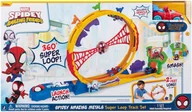 Zabawki konstrukcyjne - SPIDEY AMAZING FRIENDS Niesamowity ZESTAW Torów SUPER Loop Metals + AUTKO - miniaturka - grafika 1