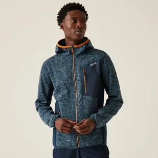 Regatta Męski polar rozsuwany Alven Niebieski, Rozmiar: L - Bluzy sportowe męskie - miniaturka - grafika 1