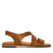 Sandały damskie - Sandały Pikolinos Navia W3E-0652 Brązowy - miniaturka - grafika 1