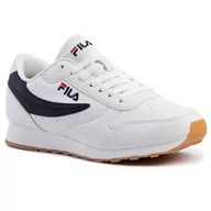 Buty sportowe męskie - Fila Orbit Low 1010263.98F biały - miniaturka - grafika 1