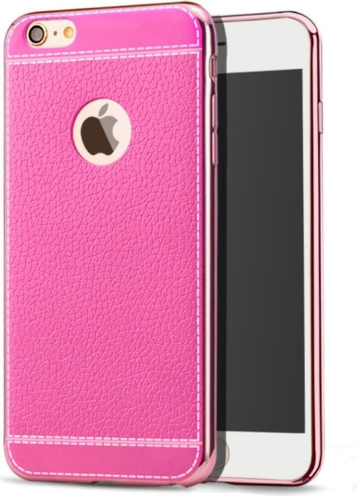 Etui na telefon komórkowy Apple iPhone 8 Etui ochronne Etui zderzak Skóra syntetyczna Różowy