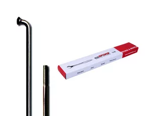 CNSPOKE Szprychy STD14 2.0-2.0-2.0 stal nierdzewna 194mm czarne + nyple 144szt. A-CN-STD194C - Części rowerowe - miniaturka - grafika 1