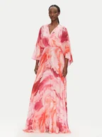 Sukienki - ACCESS FASHION Sukienka wieczorowa 53-3410-0025 Różowy Regular Fit - miniaturka - grafika 1