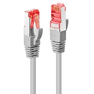 Patchcordy - LINDY RJ-45/RJ-45 kat.6 S/FTP Szary 0.3m 47700 - miniaturka - grafika 1