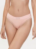 Majtki damskie - Tommy Hilfiger Figi klasyczne UW0UW04813 Różowy - miniaturka - grafika 1