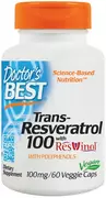 Witaminy i minerały - Doctor's Best - Trans-Resveratrol + ResVinol-25, 100mg, 60 vkaps - miniaturka - grafika 1