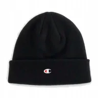 Czapki damskie - Czapka Zimowa Champion Czarna 806065-Kk001 Beanie Na Zimę Uniseks - miniaturka - grafika 1