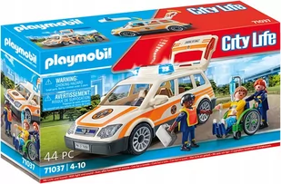Playmobil City Life 71037 SAMOCHÓD RATOWNICZY KARETKA - Klocki - miniaturka - grafika 1