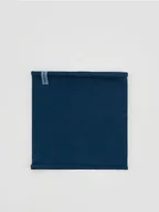 Apaszki i szaliki damskie - Reserved - Bawełniany komin z naszywką - niebieski - miniaturka - grafika 1