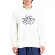 Bluzy męskie - Bluza New Balance MT33506SST - biała - miniaturka - grafika 1