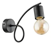 Lampy ścienne - Alfa Kinkiet nowoczesny 1pł TANGO BLACK 23170 ALF23170 - miniaturka - grafika 1