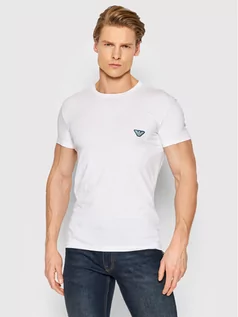 Koszulki męskie - Emporio Armani Underwear T-Shirt 111035 2R512 00010 Biały Slim Fit - grafika 1