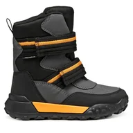 Buty dla chłopców - Śniegowce Geox J Trekkyup B Abx J56MBB 050FU C0036 S Szary - miniaturka - grafika 1