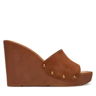 Klapki i japonki damskie - Klapki Aldo Grounded 14298773 Brązowy - miniaturka - grafika 1