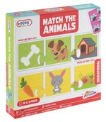 Zabawki interaktywne dla dzieci - Dopasuj Zwierzę- Gdzie Mieszka/Co Je -30 Szt. - miniaturka - grafika 1