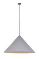 Lampy sufitowe - Vesuvio 70 szaro złoty lampa wisząca duża do industrialnego salonu. - miniaturka - grafika 1