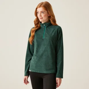 Regatta Damska Bluza z Suwakiem Pimlo Zielony - Bluzy damskie - miniaturka - grafika 1