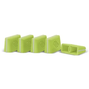 Reloop Fader Cap Set Green zestaw nakładek na suwaki 5 szt. - Inne akcesoria muzyczne - miniaturka - grafika 1