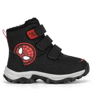 Buty dla chłopców - Trzewiki Spiderman Ultimate CP76-AW24-326SPRMV Czarny - miniaturka - grafika 1
