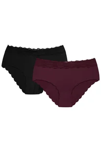 Figi Henderson Fonza 43745 2-pak black/plum - Majtki damskie - miniaturka - grafika 1