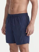 Kąpielówki męskie - Calvin Klein Swimwear Szorty kąpielowe LV00N61029 Granatowy Regular Fit - miniaturka - grafika 1