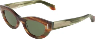 Okulary przeciwsłoneczne FERRAGAMO SF2062SE 280 STRIPED BROWN GREEN 49/23/145 FEMALE - Okulary przeciwsłoneczne - miniaturka - grafika 1
