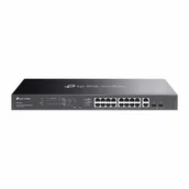 Switche - TP-Link ES220GMP łącza sieciowe Zarządzany Gigabit Ethernet (10/100/1000) Obsługa PoE Czarny - miniaturka - grafika 1