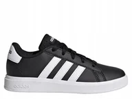 Trampki damskie - Buty damskie adidas Grand Court czarne trampki GW6503 36 - miniaturka - grafika 1