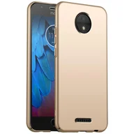 Etui i futerały do telefonów - Etui na telefon Motorola Moto C Plus Slim Cover Matt Protective Cover, złoty - miniaturka - grafika 1