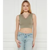 Koszulki i topy damskie - GUESS Top RAQUEL | Cropped Fit - miniaturka - grafika 1