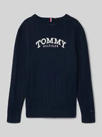 Swetry dla chłopców - Sweter o kroju regular fit z czystej bawełny - miniaturka - grafika 1