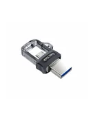 Pendrive - SanDisk Ultra Dual Drive 128GB m3.0 grey'amp;silver SDDD3-128G-G46 - miniaturka - grafika 1