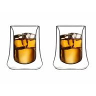 Szklanki - Vialli Design Komplet szklanek niskich z podwójną ścianką Soho 8920 2 x 240 ml - miniaturka - grafika 1