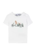 Koszulki dla chłopców - Tartine et Chocolat t-shirt bawełniany niemowlęcy kolor zielony z nadrukiem - TARTINE ET CHOCOLAT - miniaturka - grafika 1