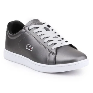 Buty Lacoste Carnaby Evo 317 W 7-34SPW0010024 srebrny - Trampki damskie - miniaturka - grafika 1