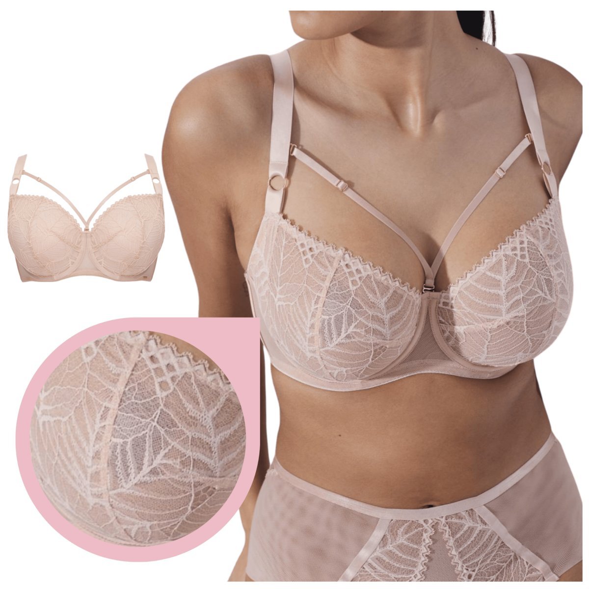 Biustonosz ALLES BEVERLY M beżowy - 80G