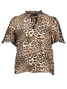 Vero Moda Bluzka w kolorze jasnobrązowym - Bluzki damskie - miniaturka - grafika 1
