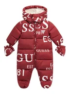 Kombinezony dla dzieci - Guess Kombinezon zimowy H5BW00 WCFM0 Czerwony Regular Fit - miniaturka - grafika 1