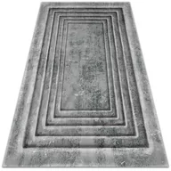 Dywany - Wewnętrzny dywan winylowy Betonowe ramy 80x120 cm - miniaturka - grafika 1