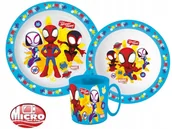 Zestawy naczyń dla dzieci - SPIDERMAN SPIDEY zestaw śniadaniowy miska kubek - miniaturka - grafika 1
