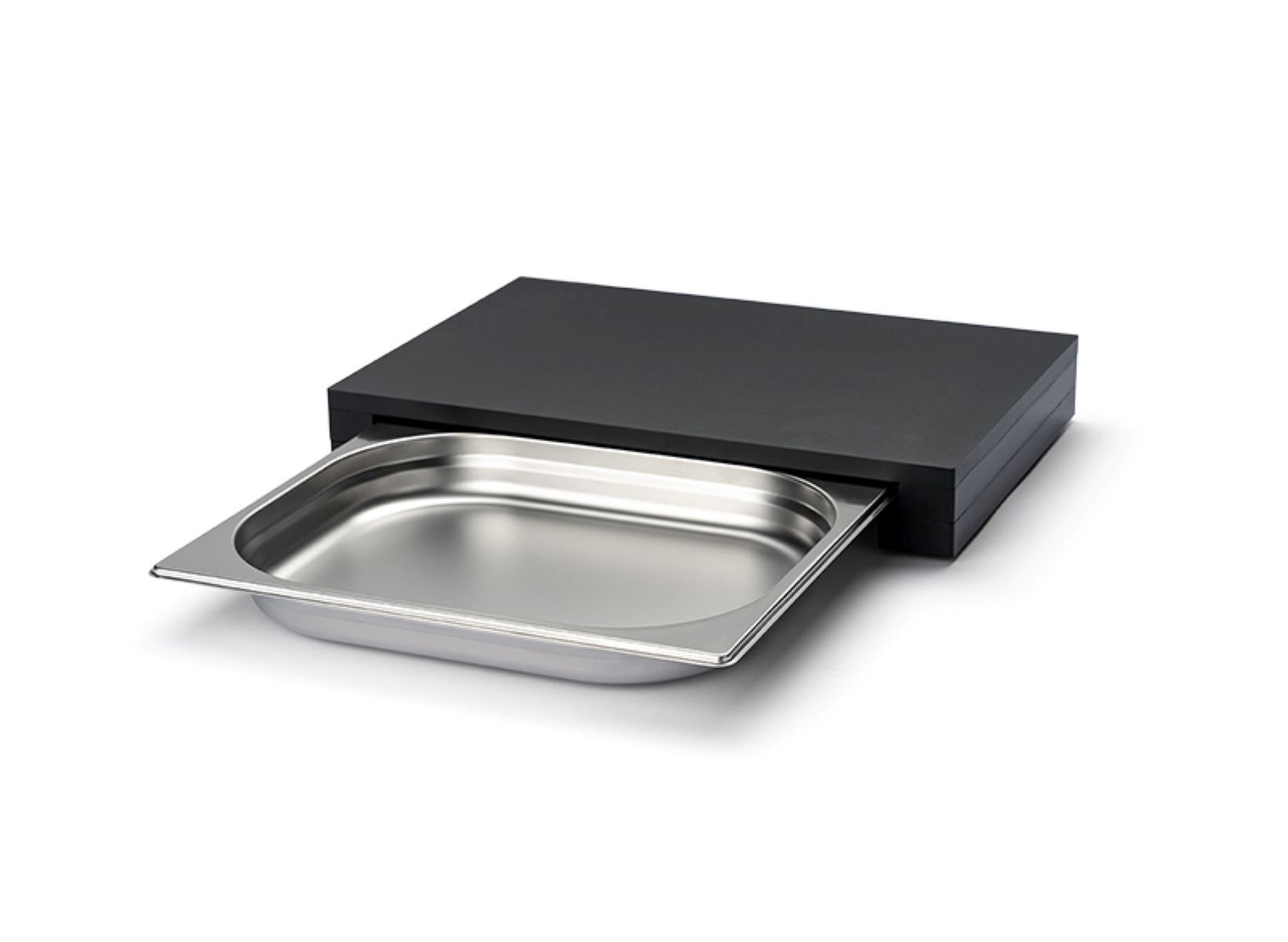 Deska do krojenia Continenta z szufladą ze stali nierdzewnej - tworzywo sztuczne - 48 cm x 33 cm